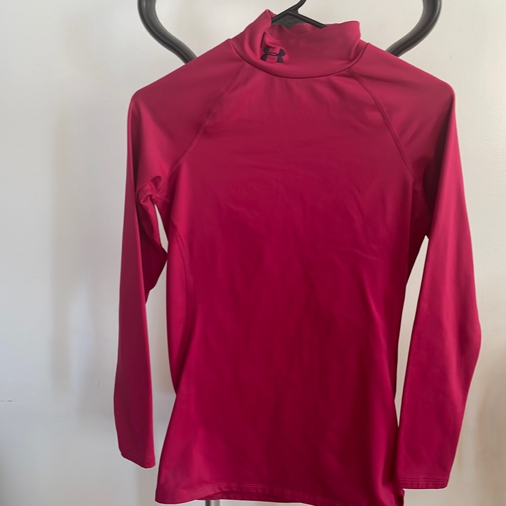 Under armour pink shirt